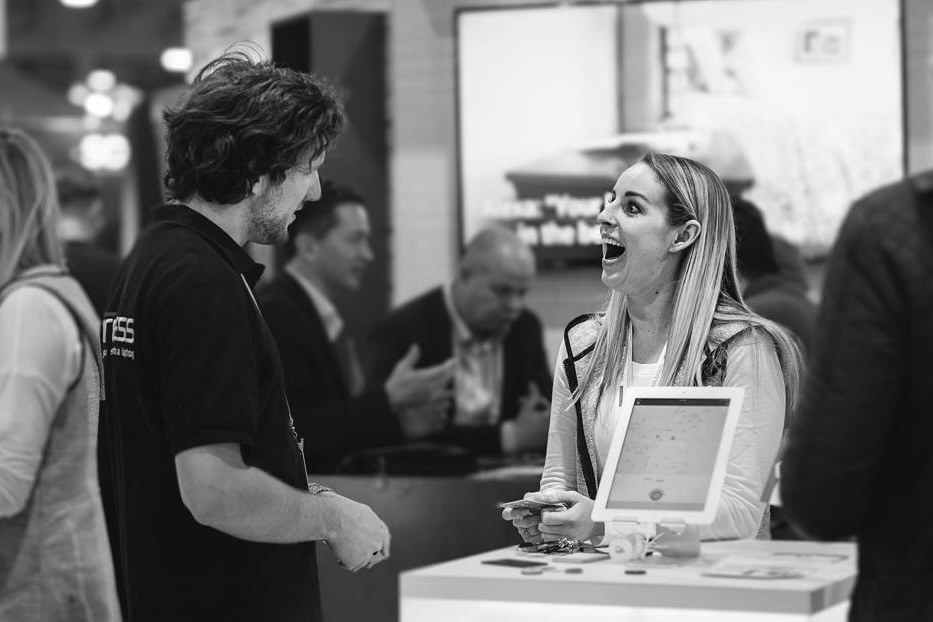 Ce regard dit tout. — Bastien en interaction avec le public